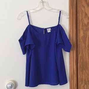 Cold Shoulder Paper Crane Top